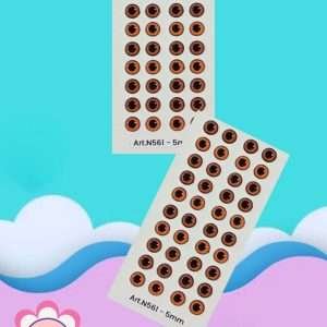 Ojos autoadhesivos 3d