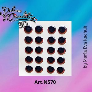Ojos autoadhesivos 3d - Art. N570
